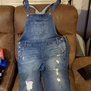 Denim overalls